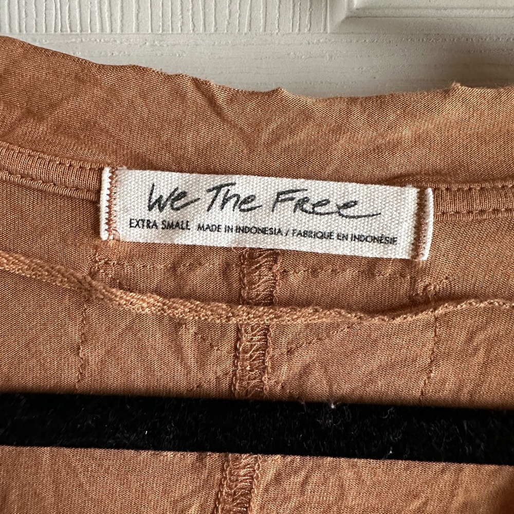 Free people long sleeve shirt